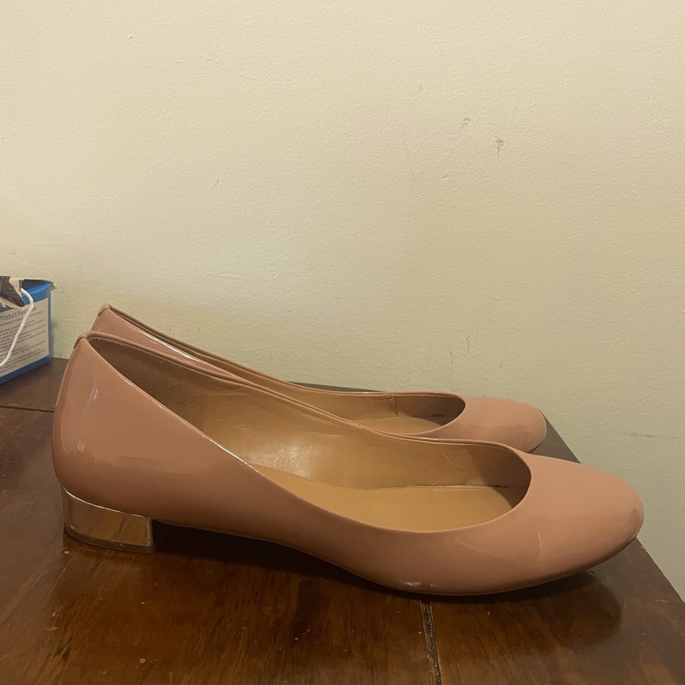 Jcrew Nude patent leather ballet flat